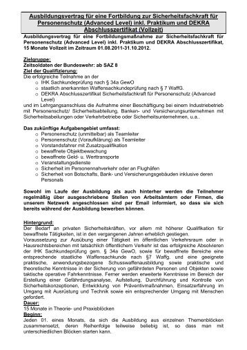 Download Mustervertrag Sicherheitsfachkraft Personenschutz ...