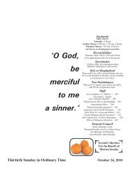 'O God, be merciful to me a sinner.' - Church of St. Francis Xavier