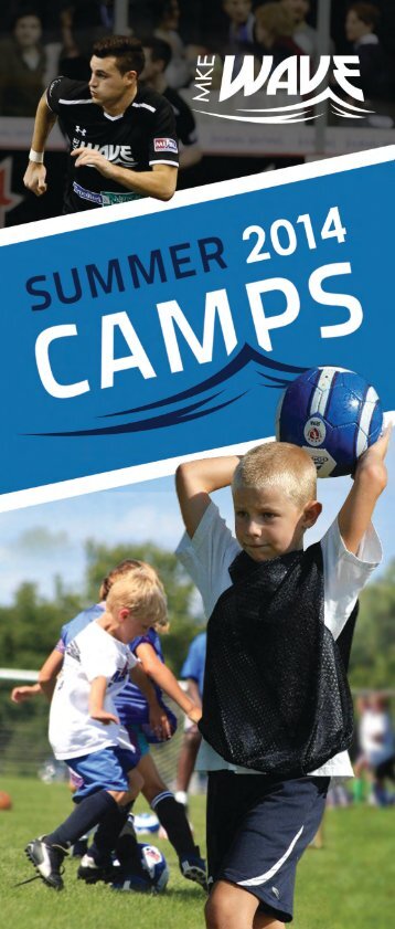 2014 MKE Wave Summer Camp Brochure.