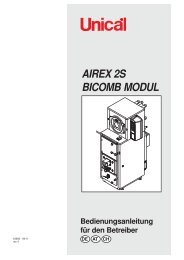 AIREX 2S BICOMB Betriebsanweisung - Unical Deutschland