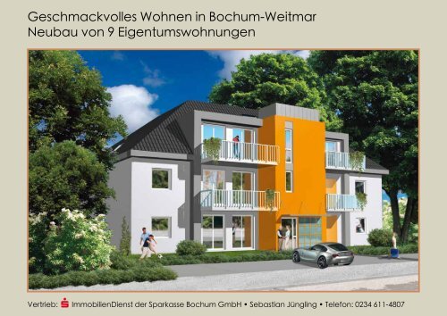 Geschmackvolles Wohnen in Bochum-Weitmar Neubau von 9 ...