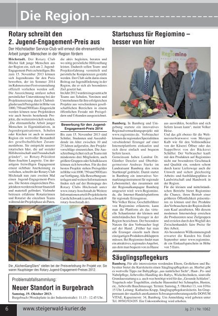 Ausgabe 1062 - Steigerwald-Kurier