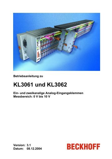 KL3061 und KL3062 - carat robotic