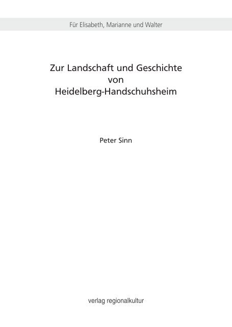 Blick ins Buch - Verlag Regionalkultur