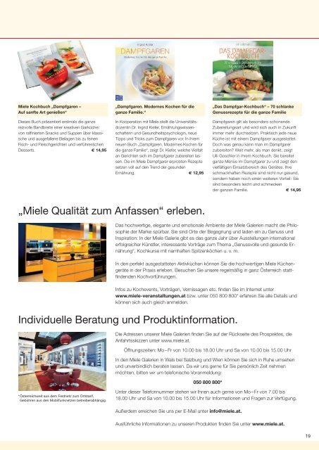 Miele Dampfgarer-Pro.. - Weyland GmbH