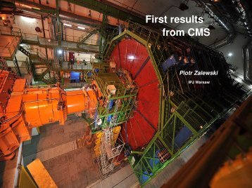 First physics from CMS - LHC