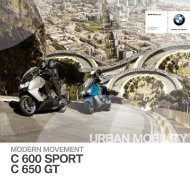 Katalog C 600 Sport C 650 GT - BMW Motorrad