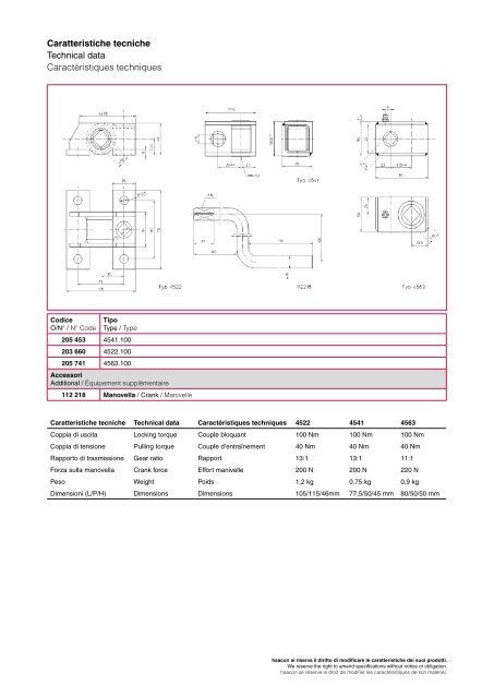 Catalogo Tecnica dei veicoli industriali - Haacon