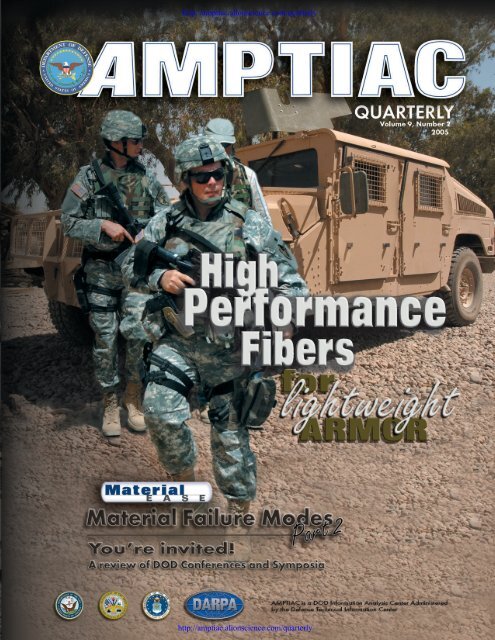 AMPTIAC Quarterly, Vol. 9, No. 2, Summer/Fall 2005 - Advanced ...