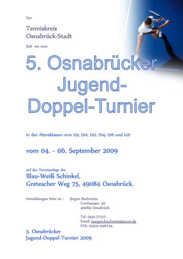 vom 04. - 06.  September 2009 - Blau Weiß Schinkel