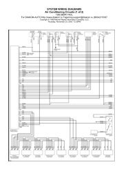 SYSTEM WIRING DIAGRAMS Air Conditioning Circuits (1 of 2)