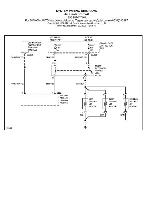 SYSTEM WIRING DIAGRAMS Air Conditioning Circuits (1 of 2)