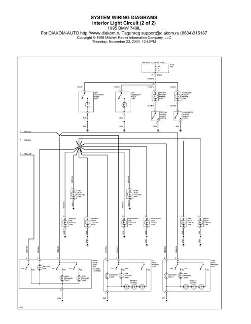 SYSTEM WIRING DIAGRAMS Air Conditioning Circuits (1 of 2)