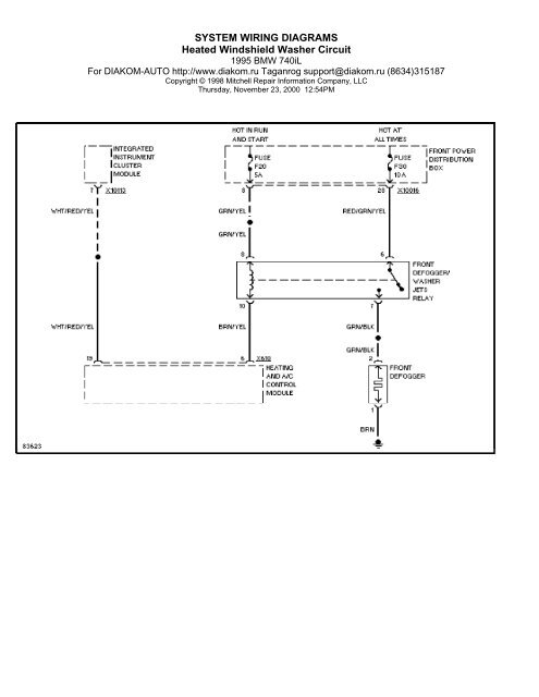 SYSTEM WIRING DIAGRAMS Air Conditioning Circuits (1 of 2)