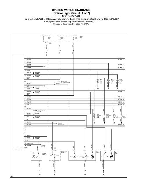 SYSTEM WIRING DIAGRAMS Air Conditioning Circuits (1 of 2)