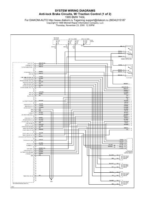 SYSTEM WIRING DIAGRAMS Air Conditioning Circuits (1 of 2)