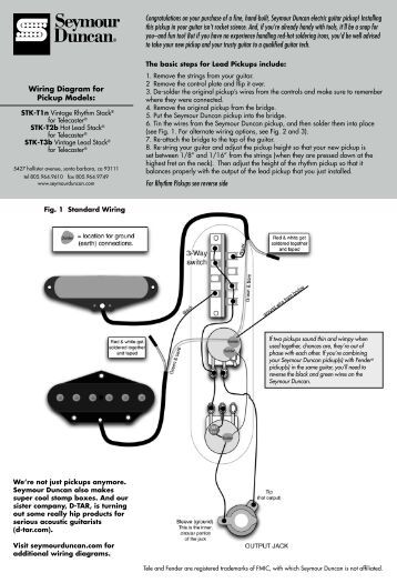 Spst Wiring Diagram Seymour Duncan Stratocaster