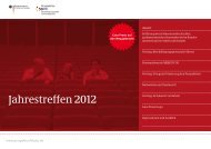Dokumentation Jahrestreffen 2012 - Perspektive 50plus