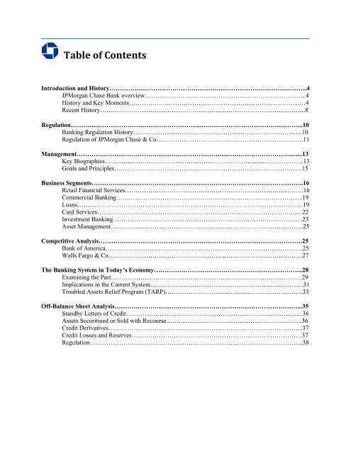 Uniform Bank Performance Report - Anderson School of Management