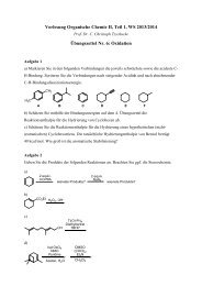 Vorlesung Organische Chemie II, Teil 1, WS 2013/2014 ...