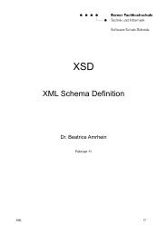 XML Schema Definition