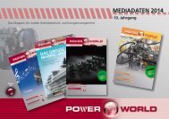 Mediadaten POWERWORLD - TechTex Verlag