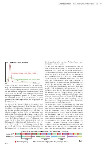 Cahier Scientifique 02 | 2011 (PDF) - Revue Technique ...