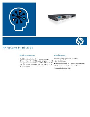 HP ProCurve Switch 2124 - Moonblink