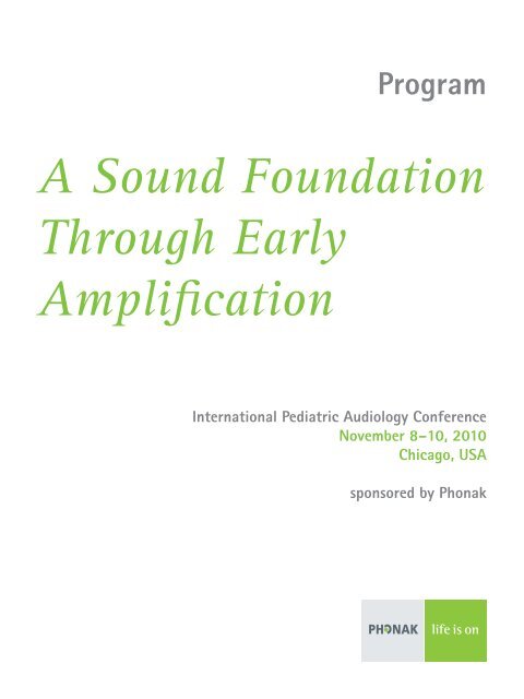 A Sound Foundation Through Early Amplification - Phonak