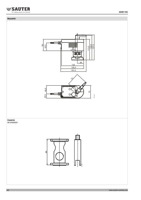 Drehantrieb Schnellläufer mit SAUTER Universal-Technologie (SUT)