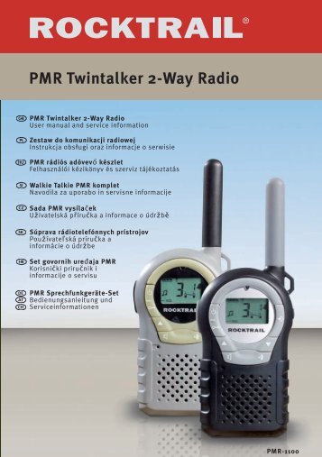 PMR Twintalker 2-Way Radio - Targa Service Portal