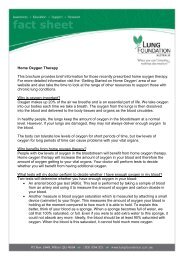 Home Oxygen Therapy This brochure provides ... - Lung Foundation