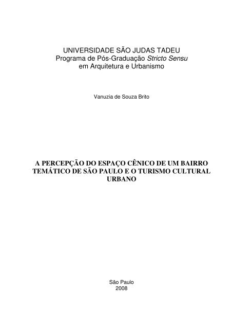 Abrir documento (PDF) - Universidade SÃ£o Judas Tadeu