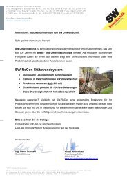 SW-ReCon StÃ¼tzwandsystem - SW Umwelttechnik