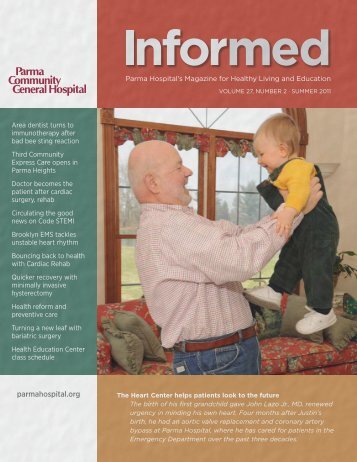 Parma Hospital's Magazine for Healthy Living and Education