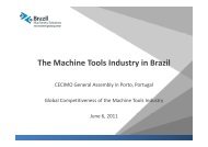 The Machine Tools Industry in Brazil (Cecimo)x