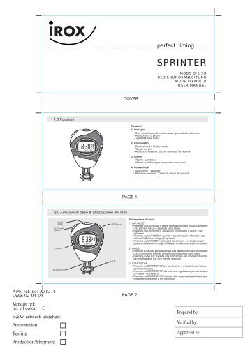 SPRINTER - Irox