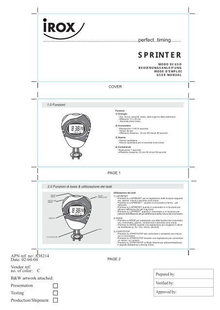 SPRINTER - Irox