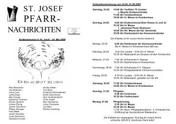 PFARR- - Kath. Kirchengemeinde St. Laurentius in Warendorf