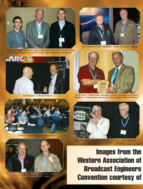 Images from the Western Association of Broadcast Engineers ...