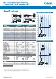 ZTM-45/25 RT & ZTM-45/25J RT Specifications - Steinwedel