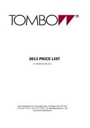 Tombow 2013 Price List.xlsx - Stone Marketing