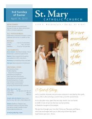 St. Mary - Saint Mary Parish
