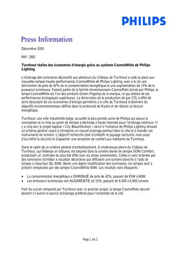 Press Information - Philips