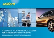 SOLDERA - SONNENSCHUTZFOLIEN 2014