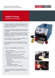 Inductor Energy Induktionserwärmer - Cebotech Gmbh