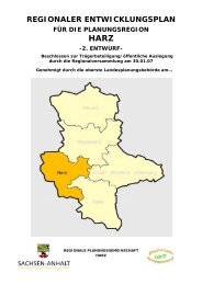 REGIONALER ENTWICKLUNGSPLAN - bei Regionale-Planung.de