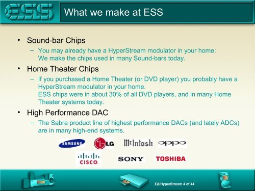 Noise Shaping Sigma Delta DACs - ESS Technology, Inc.