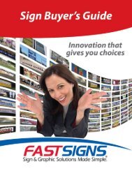 Make FASTSIGNSÂ® your complete sign and graphic ... - signSearch