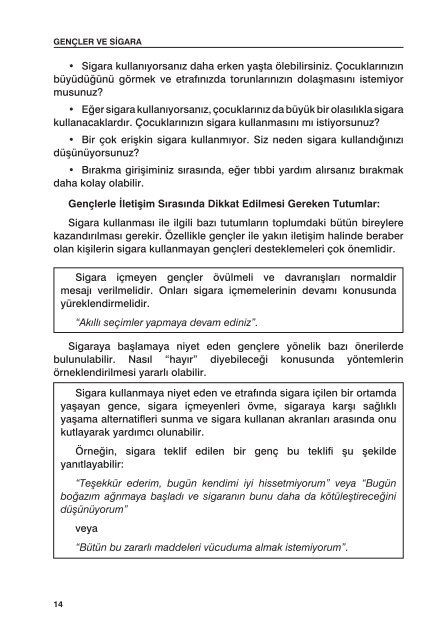 GenÃ§ler ve sigara, Prof. Dr. Hilal ÃZCEBE